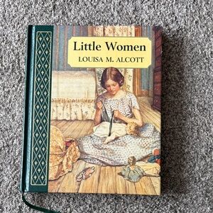 Little Women by Louisa M. Alcott - Green and Beige Hardcover